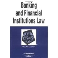 Banking And Financial Institutions Law in a Nutshell