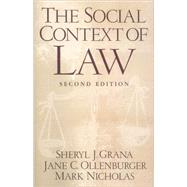 The Social Context of Law