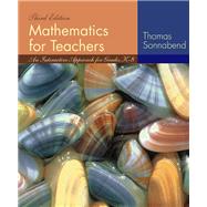 Mathematics for Teachers An Interactive Approach for Grades K-8 (with CD-ROM, BCA/iLrn™ Tutorial, and InfoTrac)