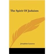 The Spirit of Judaism