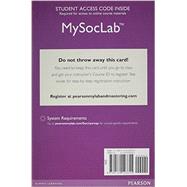 NEW MySocLab without Pearson eText -- Standalone Access Card -- for Social Problems