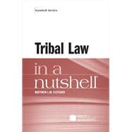 Tribal Law in a Nutshell(Nutshells) book cover, ISBN 9798317703745