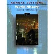 Annual Editions: World History, Volume 2, 8/e
