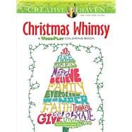 Creative Haven Christmas Whimsy A WordPlay Coloring Book
