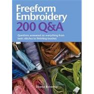 Freeform Embroidery 200 Q&A