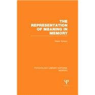 The Representation of Meaning in Memory (PLE: Memory)