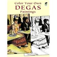 Color Your Own Degas Paintings