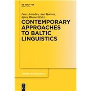 Contemporary Approaches to Baltic Linguistics