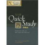 Holy Bible: New American Standard Version, Black, Bonded Leather, Quick Study Bible