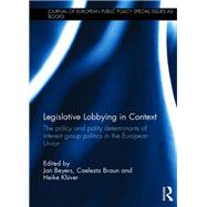 Legislative Lobbying in Context: The Policy and Polity Determinants of Interest Group Politics in the European Union