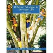 Behavior Principles in Everyday Life,9780130873767
