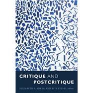 Critique and Postcritique