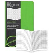 Ecosystem Grid Set of Three Essay Books: Small (Kiwi)