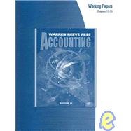 Accounting Working Papers Chapters 12-25