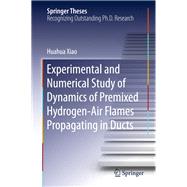 Experimental and Numerical Study of Dynamics of Premixed Hydrogen-air Flames Propagating in Ducts