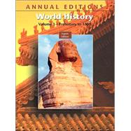 Annual Editions: World History, Volume I, 8/e