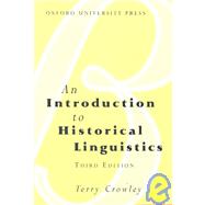 An Introduction to Historical Linguistics