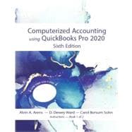 Computerized Accounting Using QuickBooks Pro 2020 6th edition