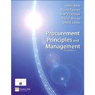 Procurement, Principles & Management