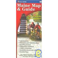 Delorme Maine Map and Guide: Detailed Road Map, Travel Information,9780899333793
