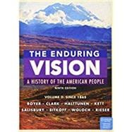 Bundle: The Enduring Vision, Volume II: Since 1865, Loose-leaf Version, 9th + MindTap History, 1 term (6 months) Printed Access Card