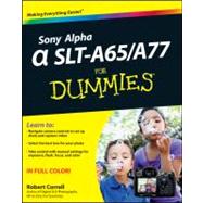 Sony Alpha SLT-A65/A77 For Dummies