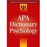 APA Dictionary of Psychology