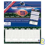 NFL New York Giants 12-Month Message Board Calendar