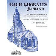 Bach Chorales for Band Conductor Score