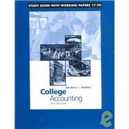 Study Guide with Working Papers, Chapters 17-29 to accompany College Accounting
