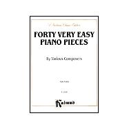 Forty Very Easy Piano Pieces