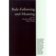 Rule-Following and Meaning