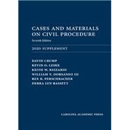 Cases and Materials on Civil Procedure: 2020 Supplement, Seventh Edition