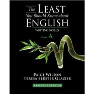 The Least You Should Know about English Writing Skills, Form A