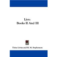 Livy : Books II and III