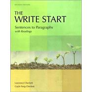 Write Start, The: Sentences to Paragraphs, with Readings