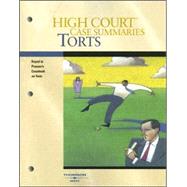 High Court Case Summaries on Torts
