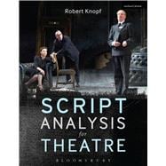 Script Analysis for Theatre Tools for Interpretation, Collaboration and Production