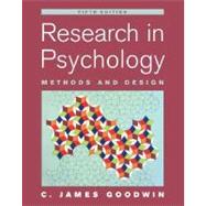 Research In Psychology: Methods and Design, 5th Edition