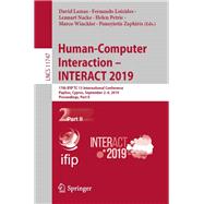 Human-computer Interaction – Interact 2019