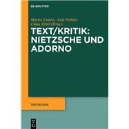Text/Kritik - Nietzsche Und Adorno