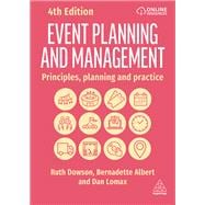 Event Planning and Management book cover, ISBN 9781398623835