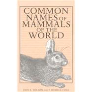 Common Names of Mammals of the World