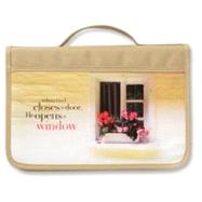 Inspiration Window Tan Large Book & Bible Cover