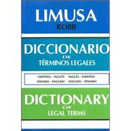Diccionario De Terminos Legales/ Dictionary of Legal Terms