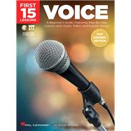 First 15 Lessons - Voice (Pop Singers' Edition) Book/Online Audio