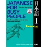 Japanese for Busy People I : Romanized Version 1 CD Attached