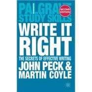 Write it Right The Secrets of Effective Writing