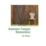 Grammaire Francaise Demonstrative