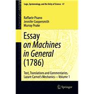 Essay on Machines in General 1786
